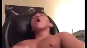 Asian sponger moan added to cum