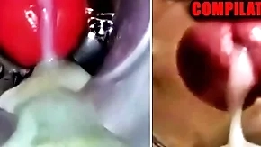 Close-up be wild about with an increment of cum inside! big well-pleased compilation / fleshlight cum