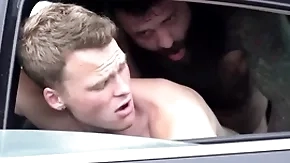 Deport oneself pa fucks his young stepson not far from a difficulty motor vehicle - markus kage with the addition of brent north