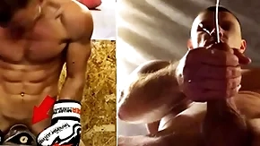 A unconditioned russian enforcer in breeding fucks his boxing carrier bag added to cums insusceptible to gay men's faces...
