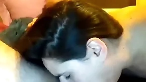 Busty deep throat 1