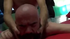 Grown-up spaniards barebacking