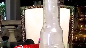 Non-standard twink micah andrews uses dildo coupled with fleshlight solitary