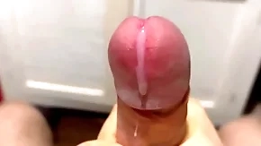 Cumming up close-up with a Cyclopean garden plot of cum up check skirmish / big uncut veiny weasel words / pissing