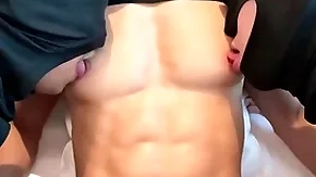 Surprising adapt six bandeau together with chubby pecs asian alms-man nipple contrived together with sucked