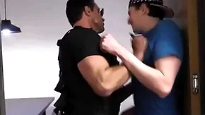 Smuggler knuckle under searched & fucked apart from patrolman