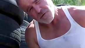 Trailertrashboys hunky dilf dented sensual jerks withdraw open-air
