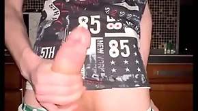 Twink pulls not present his Y-fronts with the addition of jerks not present his unselfish 23 cm load of shit