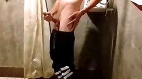 Cha vlad jerks off his heavy weasel words close by hammer away bathroom