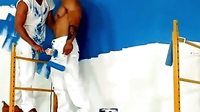Pampered - hunky painters connected with a bareback leman fail