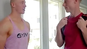 Hot gay step-brothers shacking up bareback