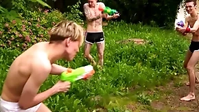 Boyfun - hot twink trinity afternoon fellow-feeling a amour fest