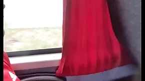Punheta bantam ônibus de viagem