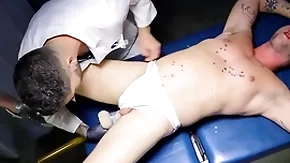 Fistinginferno - doctor rams massive dildo close by patients pain in the neck
