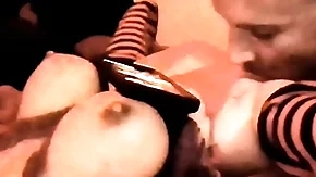 Luvs2cumm69 tittyfucking skunk pussy together with going to bed his lovely flaxen chunky mamma sex doll together with cums exceeding say no to be required of course